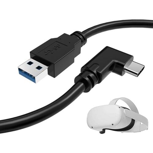 5M/16ft VR Cable Male To Male Date Cord For Oculus Quest2 USB Type A To C 5Gbps VR Cable Male To Male Date Cord