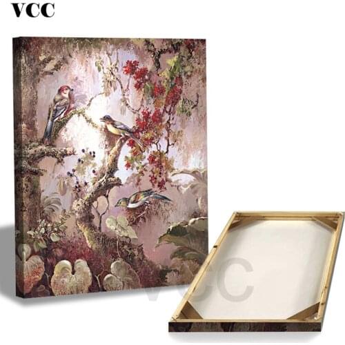 Canvas Painting DIY Picture With Frame Picture Animal Poster And Print Wall Art Wall Pictures For Living Room, Unassembled