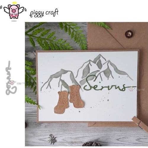 Piggy Craft metal cutting dies cut die mold Letter decoration Scrapbook paper craft knife mould blade punch stencils dies