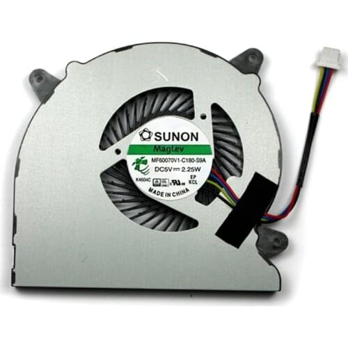 Original CPU Cooling cooler Fan For ASUS N550 N550J N550JV N550L N750 N750JV N750JK G550J G550JK DC 5V MF60070V1-C180-S9A