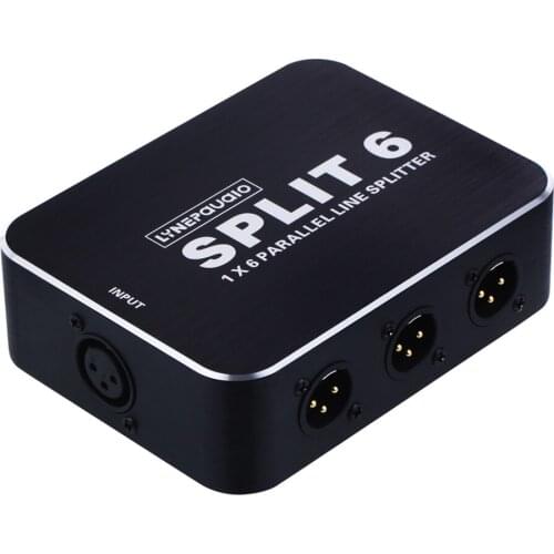 KYYSLB B866 Passive 1 Input 6 Output Signal Splitter 6 Input 1 Output Mixer Signal Splitter Lossless Stage Meeting Splitter