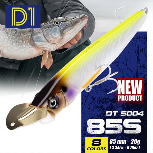 D1 fishing Popper lure 150mm 77g jackall Riser Bait sinking lure metal lip sea type splash action hard fake lures рыбалка