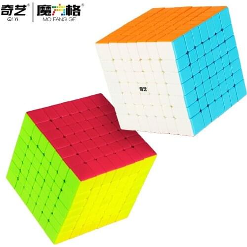 Qiyi S2 7X7x7 Cube Speed 7 Layers Cubo Magico 7*7*7 Stickerless Magic Puzzle Cube Beginner Toy For Kids
