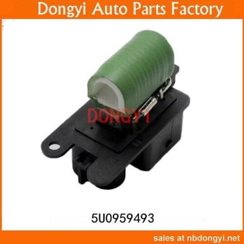 Blower Motor Resistor Assembly For 5U0959493