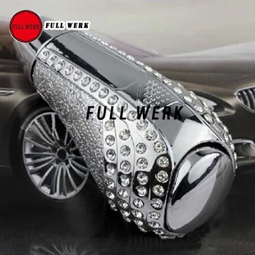 Universal Car Bling Rhinestone Crystal Manual Automatic Gear Shift Knob Shifter Car Interior Decoration Decor Accessories
