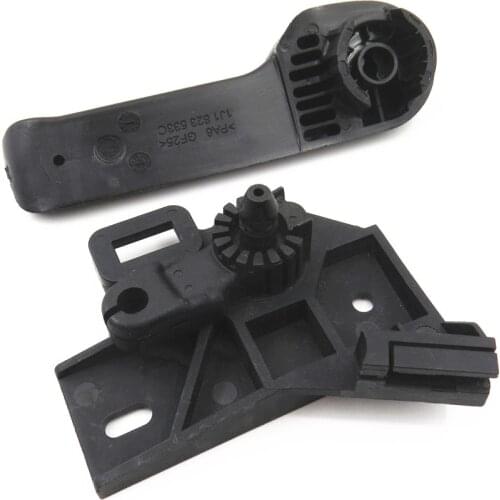 1 Set 1J1823533 Black Engine Hood Latch Release Handle Bracket& Lever for VW Passat Jetta Golf Beetle Octivia 6RD823633