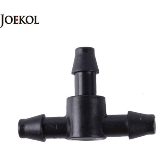 20Pcs Barbed 3-Way TEE T-shaped Connector 1/4 Inch Hose Garden Lawn Watering Irrigation Connector 4/7 Mm Hose Connector