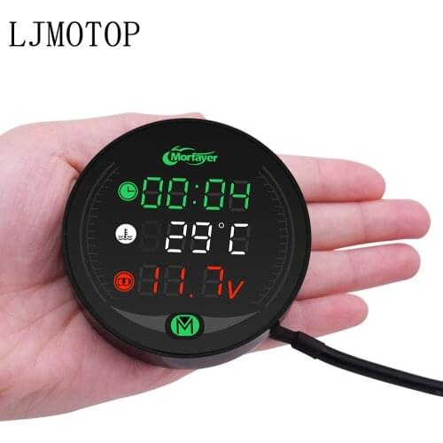 4-in-1 Motorcycle Meter Time/Water Temperature/Voltage/USB Display Table For BMW S1000R S1000 Benelli be300 be600 tnt/be 300 600