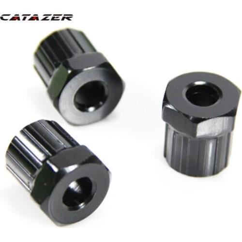 Catazer MTB Bike Freewheel Flywheel Wrench Carbon Steel Cassette Remover Freewheel Sleeve Installation Disassemble Repair Tool