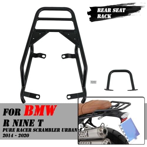 Motorcycle Rear Seat Luggage Carrier Rack Fender Saddlebag Cargo Shelf For BMW R Nine T NineT Pure Racer Scrambler 2014 - 2020