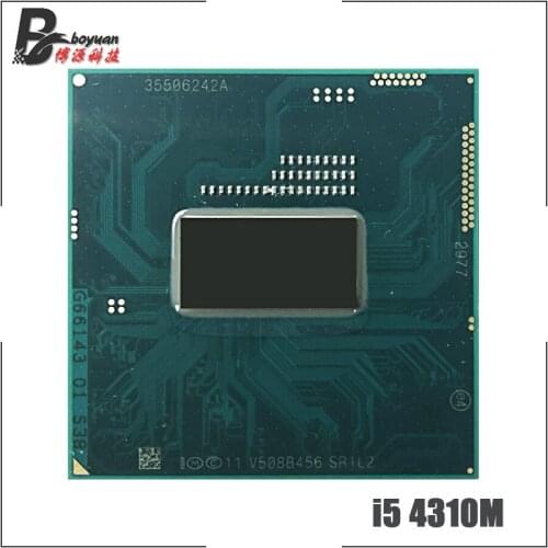 Intel Core i5-4310M i5 4310M SR1L2 2.7 GHz Dual-Core Quad-Thread CPU Processor 3M 37W Socket G3 / rPGA946B