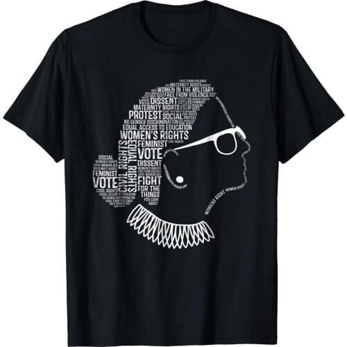 Notorious Rbg Shirt Ruth Bader Ginsburg Quotes Feminist Gift 2019 Men Fashion Cool Summer Streetwear T Shirt