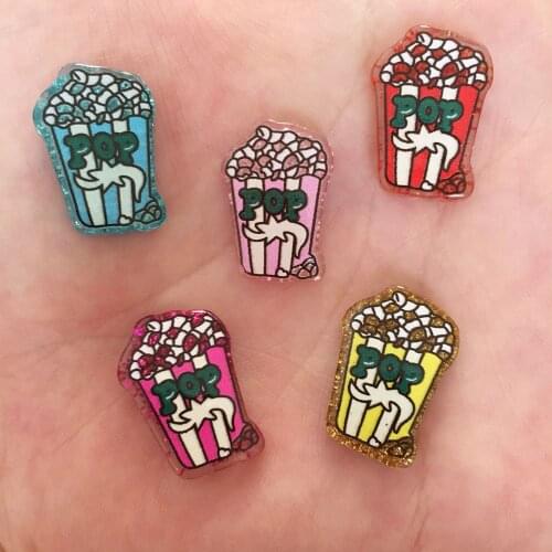 Resin Lovely Paillette mix Colorful Glitter pop Soda Flatback Cabochon rhinestone 30PCS scrapbook DIY crafts OF378*3