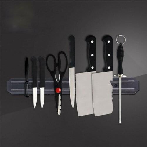 Kitchen Accessories Magnetic Knife Holder Knives Stand for Kitchen Knives Wall Mount Block Storage Holder Chef Rack XNC
