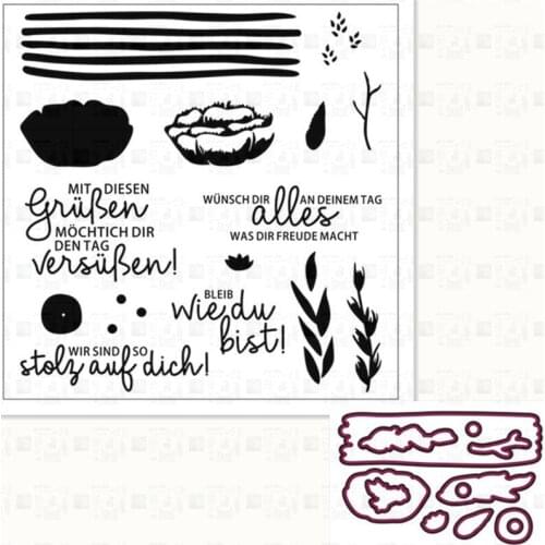 Aquatic plants Metal Cutting Dies And Stamps Stencils for DIY Scrapbook Photo Album Paper Card Decorative Craft Embossing Die