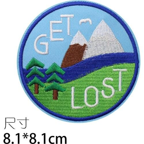 Factory direct Custom embroidered Patches badge iron on patch can be customized with your logo design promional gifts giveaway