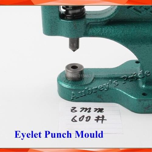 NEW Metal Steel Punch Hold Mould Inner Diameter 8MM 0.32" 600# for Manual Grommet Press Machine Button Banner Sign Making