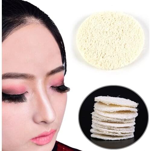 10PCS Natural Loofah Sponge Bath Rub Exfoliate Bath Glove Oval Bath Towel