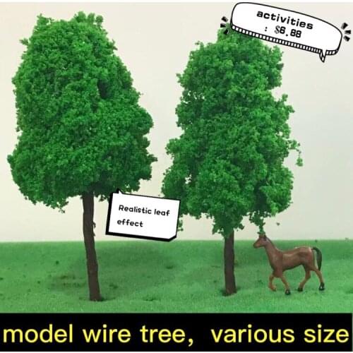Sand table model building kits ho scale tree model miniature model wire tree 6cm-16cm