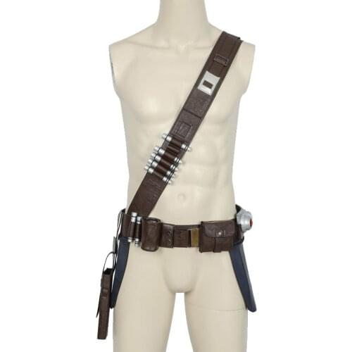 Adult Superhero Mandalorians Belt With Holster Cosplay Costume Waist Decoration Accessories