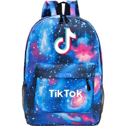 TIK TOK Backpack Children School Bags 3D Printing Backpack For Teenage Girls Boys Schoolbags USB Charger Travel Laptop Bookbag
