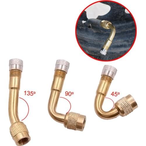 Moto Bike Car 45°,90°,135 Degree Angle Valve Adaptor Tyre Tube Extension Adapter For Universal Cars Motorcycle