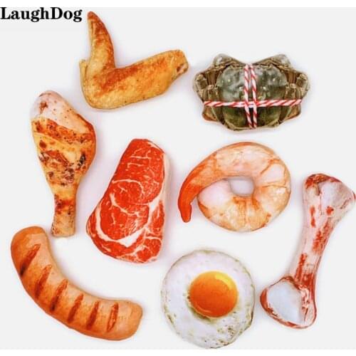 Funny Simulation Pet Dog Toys Bite Resistant Squeaky Puppy Cat Toy Chew Dogs Toys For Small Dogs Pets Products Dog Accessories
