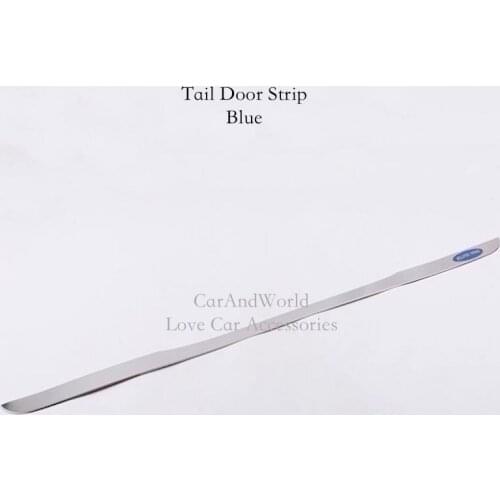 High quality Stainless Steel Tail Door Strips Rear Bumper Trims For Mitsubishi Eclipse Cross 2018 2019 Car-Styling Accessorie