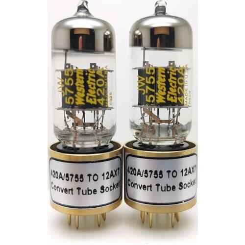 US West Electric 5755/420A tube plus conversion seat replacement (ECC83/12AX7) genuine