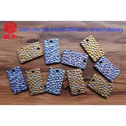 1PC Baked Titanium Ochre Pattern Card Brand Pendants With Chain Military Fan Decorative Brand Dog Pendant Identity Card Pendant