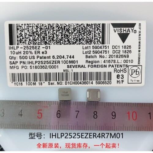 10) New original 100% quality IHLP2525EZER4R7M01 4.7UH 7X7X5MM integrated high current inductors