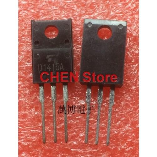 10pcs TOSHIBA 2SD1415A TO-220F Transistor 2SD1415 Audio Power Amplifier D1415 Darlington tube D1415A