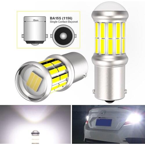 2x P21W 1156 BA15S LED Bulb Auto Reverse Signal Light For Opel Astra H Astra J G Corsa Insignia Zafira B Vectra C Corsa D Vivaro