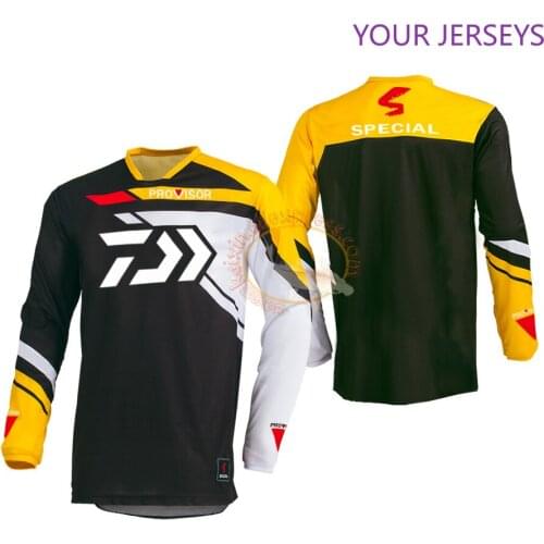 2022 Long Sleeve Fishing Clothing Downhill Jersey Outdoor Breathable Fishing Shirts Anti UV Sportswear Quick Dry Fishing Jersey