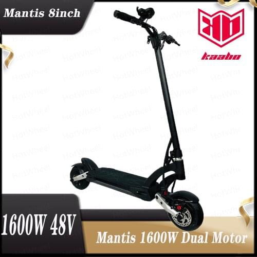 Kaabo Mantis 8 inch dual motor e-scooter 1600W LG battery 48V 24.5Ah electric scooter two wheel foldable skateboard minimotor