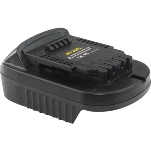 Mt20Dl For Makita Battery Adapter 18V Bl1830 Bl1860 Bl1815 Li-Ion Battery For Dewalt 18V 20V Dcb200 Li-Ion Battery Wall Light
