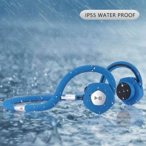 2020 NEW Bluetooth Headsets Wireless Bone Conduction Headphones Sweatproof for Cycling Running Driving Gym with 220mAh battery