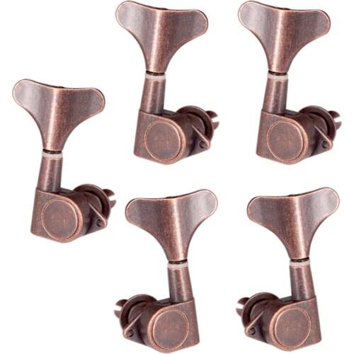 Acoustic Electric Guitar Parts Zinc Alloy Seal Closed Design 2L3R Red Bronze