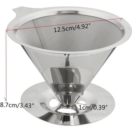 JOYLIVE Double-layer Coffee Filter DripCoffee Filter Specializing In The Production Of Stainless Steel