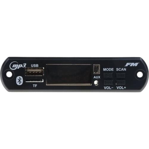 Kebidu DC 5V 12V Car Bluetooth 5.0 MP3 WMA FM AUX Decoder Board Audio Module FM TF Radio Car MP3 Speaker