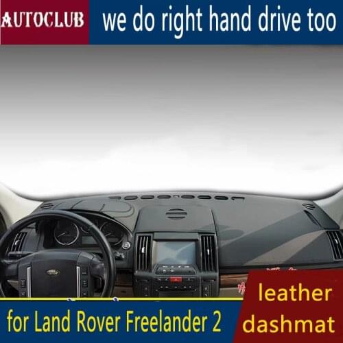For Land Rover Freelander LR2 2006-2014 Leather Dashmat Dashboard Cover Car Pad Dash Mat SunShade Carpet Cover 2007 2008 2009