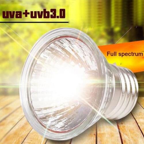New UVB 3.0 Reptile Lamp Bulb Turtle Basking UV Light Bulbs Heating Lamp Amphibians Lizards Temperature Controller