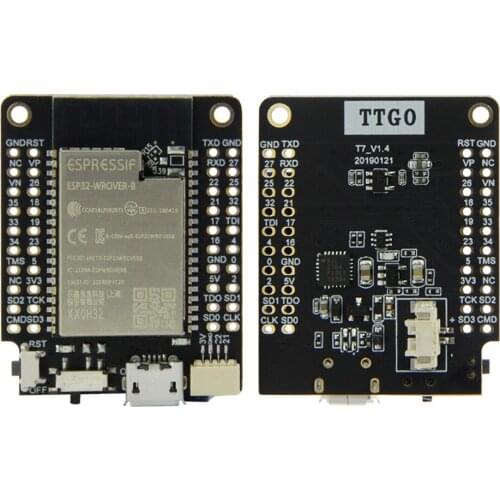 LILYGO® TTGO T7 V1.5 Module Mini 32 ESP32-WROVER-B PSRAM Wi-Fi Bluetooth Module Development Board