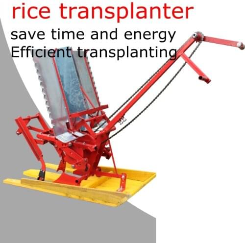 Rice transplanter, hand-operated rice, new two-row rice transplanter, small seeder, planting machine, agricultural machinery