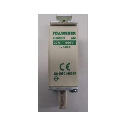 ITALWEBER NH00C AM 16A 20A 690V I1=100kA Motor fuse EN(IEC)60269-4PCS/LOT