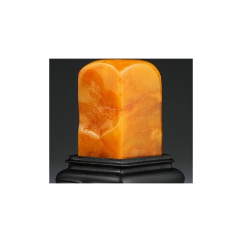 Free shipping Custom hand-engraved imitation Shoushan stone game seal production name 3x3x7cm