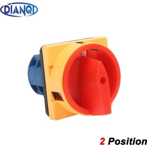 Changeover switch lw28gs-20 25a 690v Power cut-off combination switch 2position 2 knots