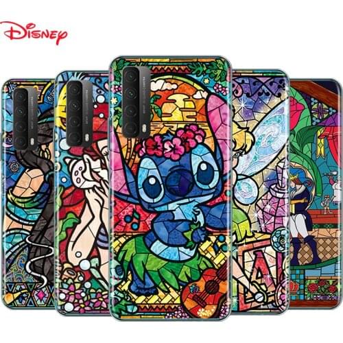Silicone Cover Disney Mosaic Stitch Princess For Huawei Y9S Y6S Y8S Y9A Y7A Y8P Y7P Y5P Y6P Y7 Y6 Y5 Pro Prime 2020 Phone Case