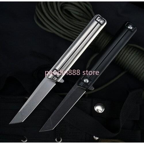 S13 Folding Knife D2 Blade Stainless Steel Handle Ball Bearing Outdoor Tactical Camping Hunting Survival Knife EDC Multi Tool