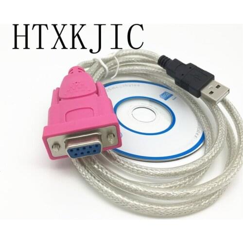 Usb Rs232 Female cable USB to DB9 female serial port holes 9 holes COM Computer cable 1.5m New with the CD driver Whoesale